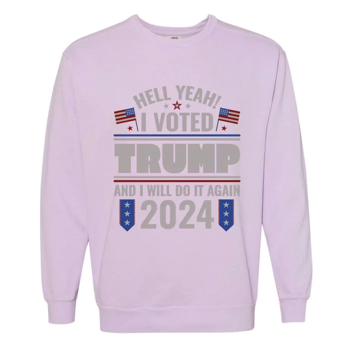 Trump Campaign 2024 Garment-Dyed Sweatshirt