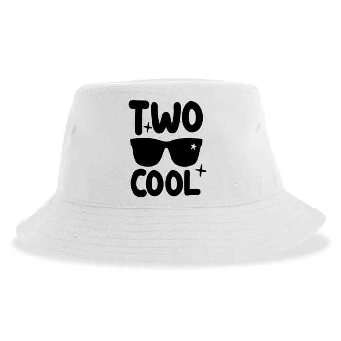 Two Cool 2nd Birthday Gift 2 Year Old Boy Second Bday Sustainable Bucket Hat