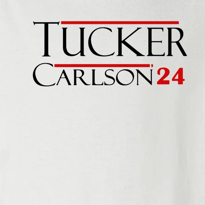 Tucker Carlson 2024 Toddler Long Sleeve Shirt