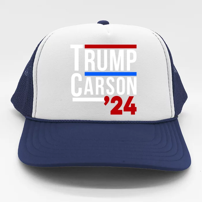 Trump Carson 2024 Trucker Hat