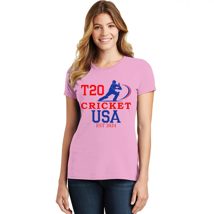 T20 Cricket 2024 Usa Women's T-Shirt