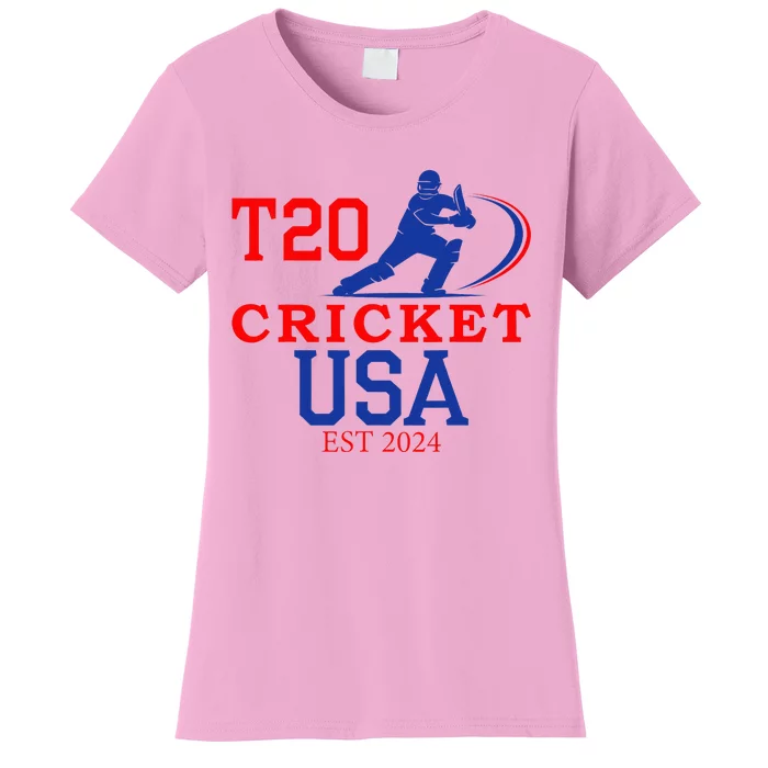 T20 Cricket 2024 Usa Women's T-Shirt