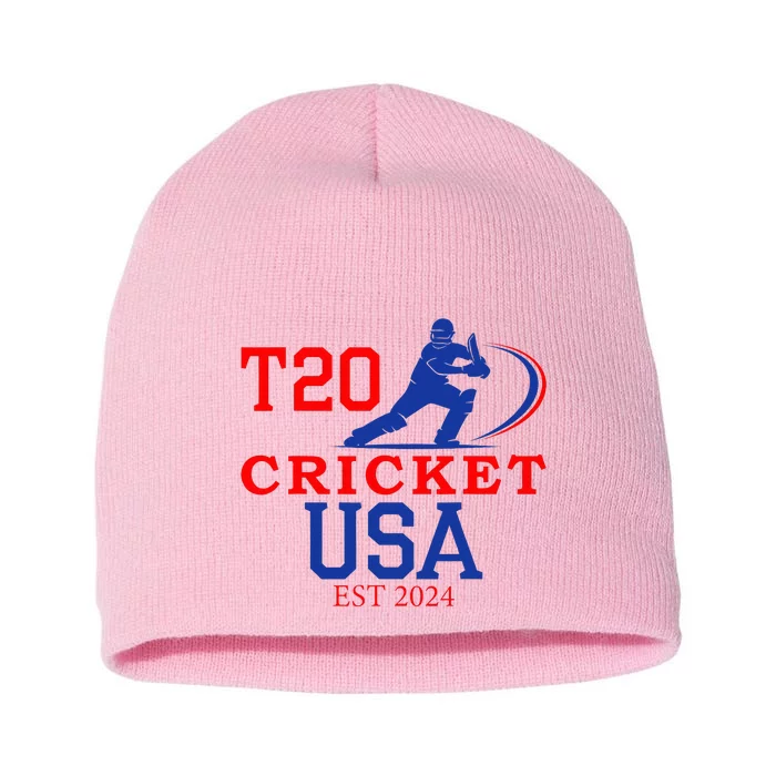 T20 Cricket 2024 Usa Short Acrylic Beanie