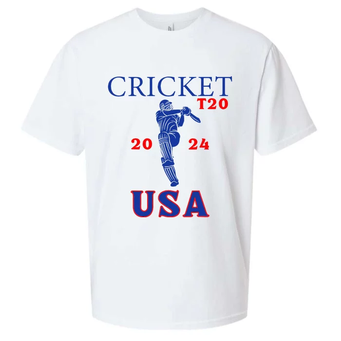 T20 Cricket 2024 Usa Sueded Cloud Jersey T-Shirt