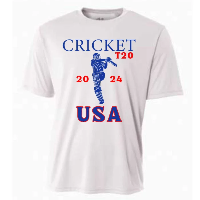 T20 Cricket 2024 Usa Cooling Performance Crew T-Shirt