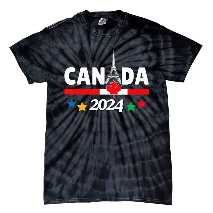 Team Canada 2024 Paris Sport Games Tie-Dye T-Shirt