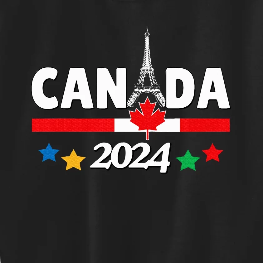 Team Canada 2024 Paris Sport Games Kids Sweatshirt