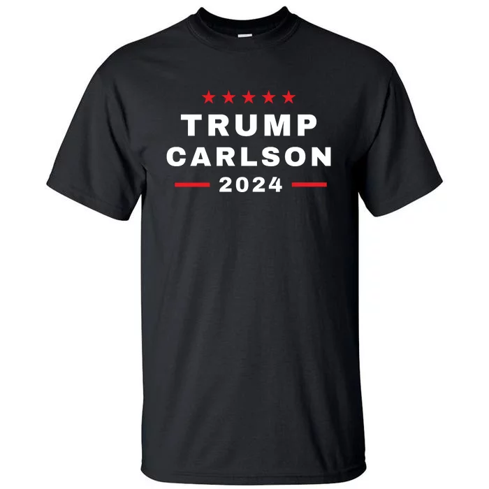 Trump Carlson 2024 President Election Pro America Tall T-Shirt