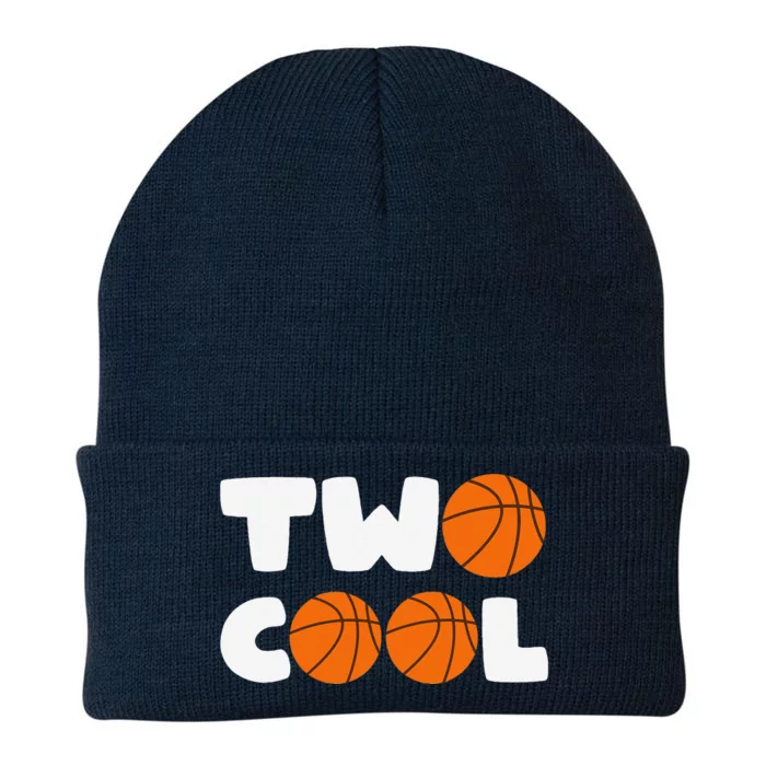 Two Cool 2nd Birthday Basketball Themed 2 Year Old Knit Cap Winter Beanie