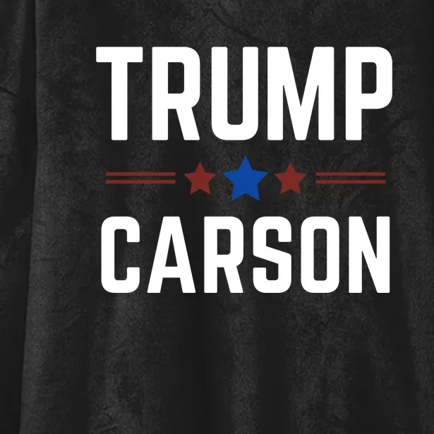 Trump Carson 2024 Hooded Wearable Blanket