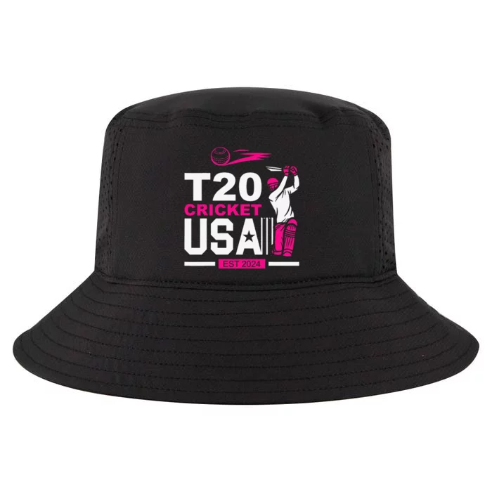 T20 Cricket 2024 Usa Cricket Fans Gift Cool Comfort Performance Bucket Hat