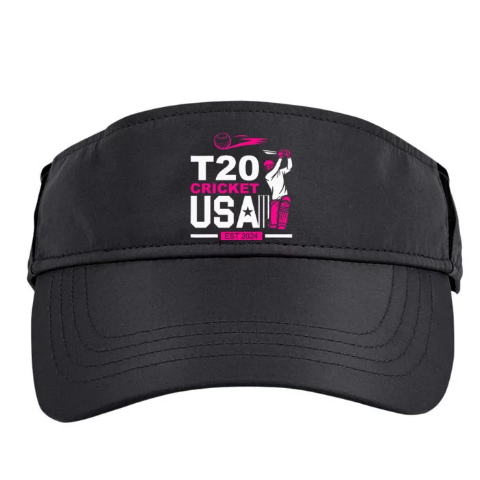 T20 Cricket 2024 Usa Cricket Fans Adult Drive Performance Visor