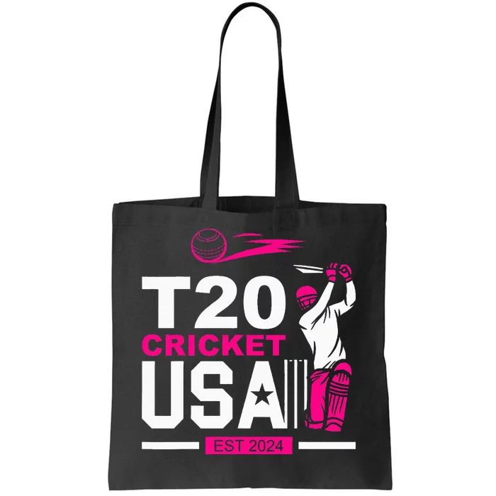 T20 Cricket 2024 Usa Cricket Fans Tote Bag