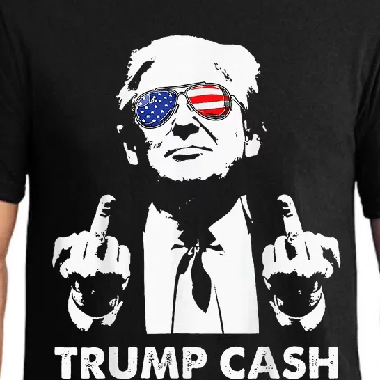 Trump Cash 2024 President Trump Supporter Re Election Pajama Set