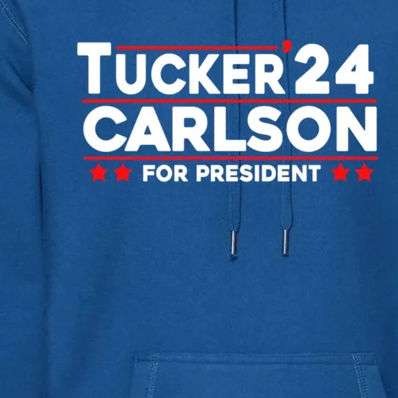 Tucker Carlson 2024 For President Premium Hoodie