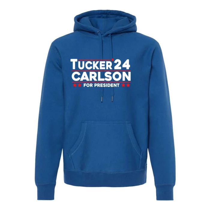 Tucker Carlson 2024 For President Premium Hoodie