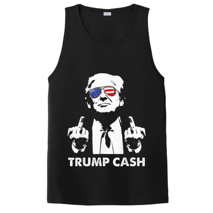 Trump Cash 2024 President Trump Supporter Reelection Performance Tank