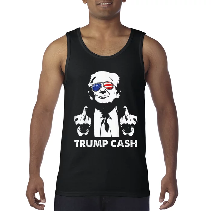 Trump Cash 2024 President Trump Supporter Reelection Tank Top