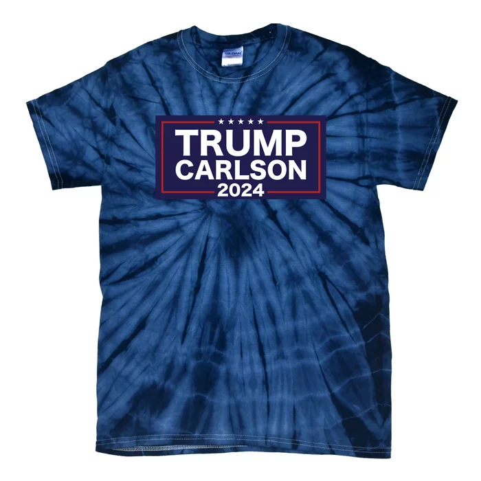 Trump Carlson 2024 Tie-Dye T-Shirt