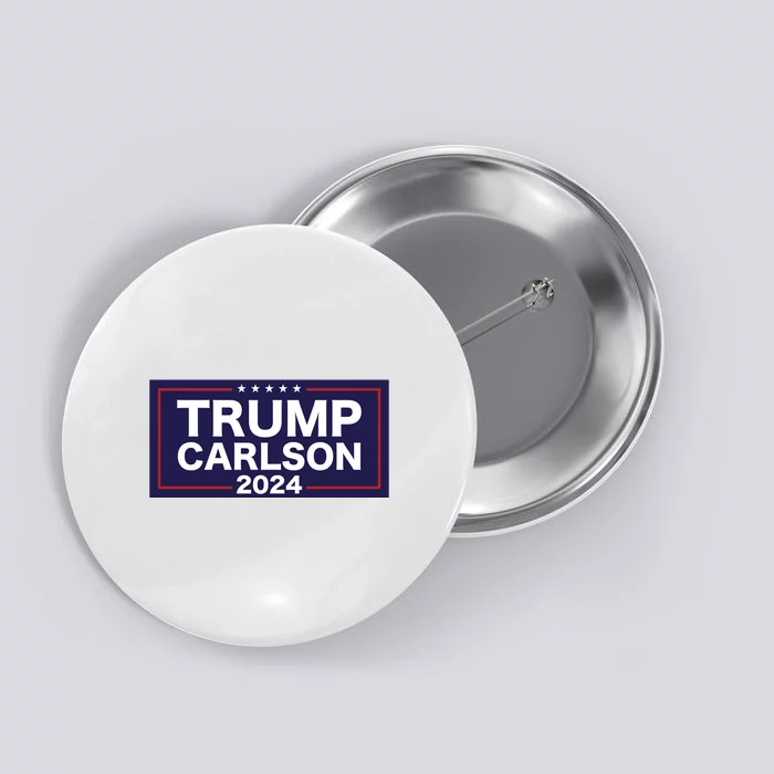 Trump Carlson 2024 Button