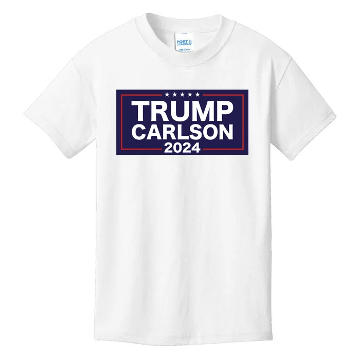 Trump Carlson 2024 Kids T-Shirt