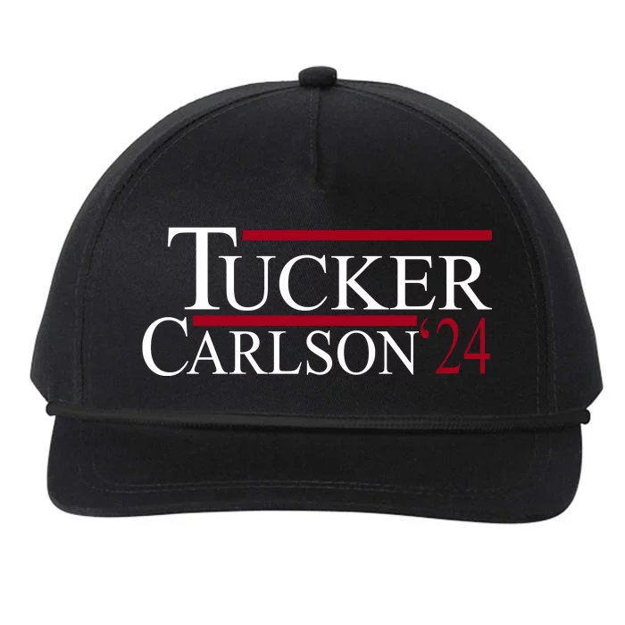 Tucker Carlson 2024 President Elections Political Snapback Five-Panel Rope Hat