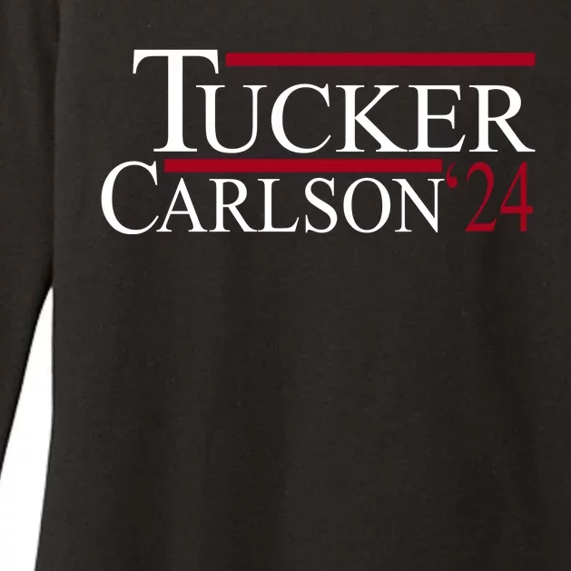 Tucker Carlson 2024 President Elections Political Womens CVC Long Sleeve Shirt