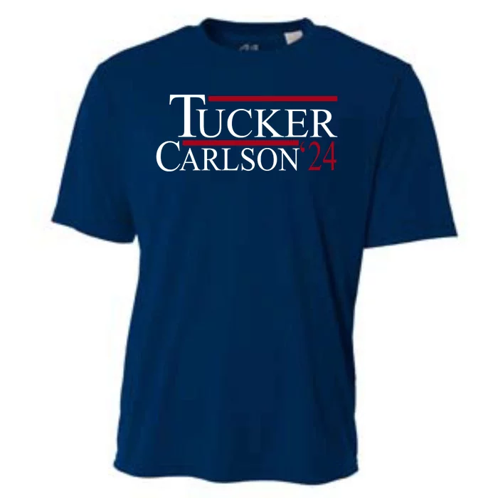 Tucker Carlson 2024 President Elections Political Cooling Performance Crew T-Shirt