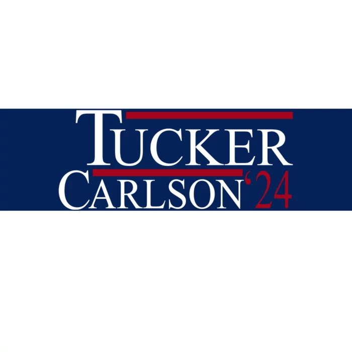 Tucker Carlson 2024 President Elections Political Bumper Sticker