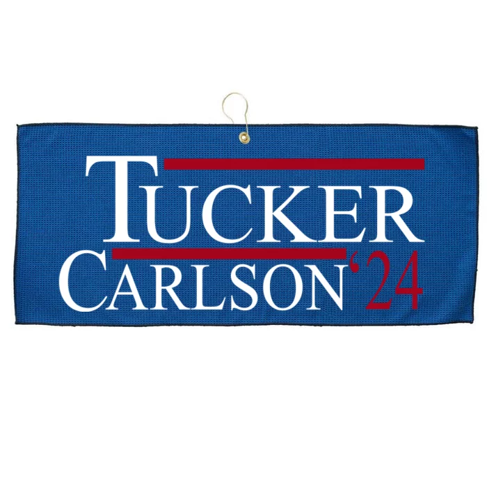 Tucker Carlson 2024 President Elections Political Large Microfiber Waffle Golf Towel