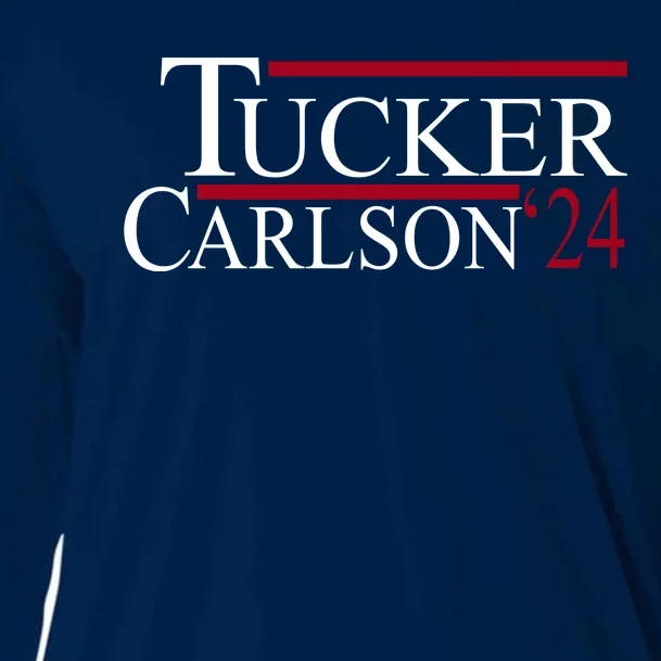 Tucker Carlson 2024 President Elections Political Cooling Performance Long Sleeve Crew