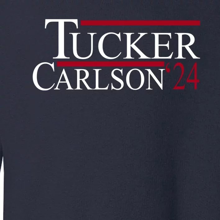 Tucker Carlson 2024 President Elections Political Toddler Sweatshirt