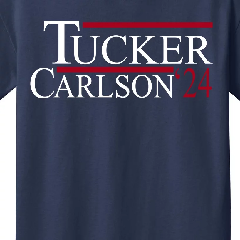 Tucker Carlson 2024 President Elections Political Kids T-Shirt