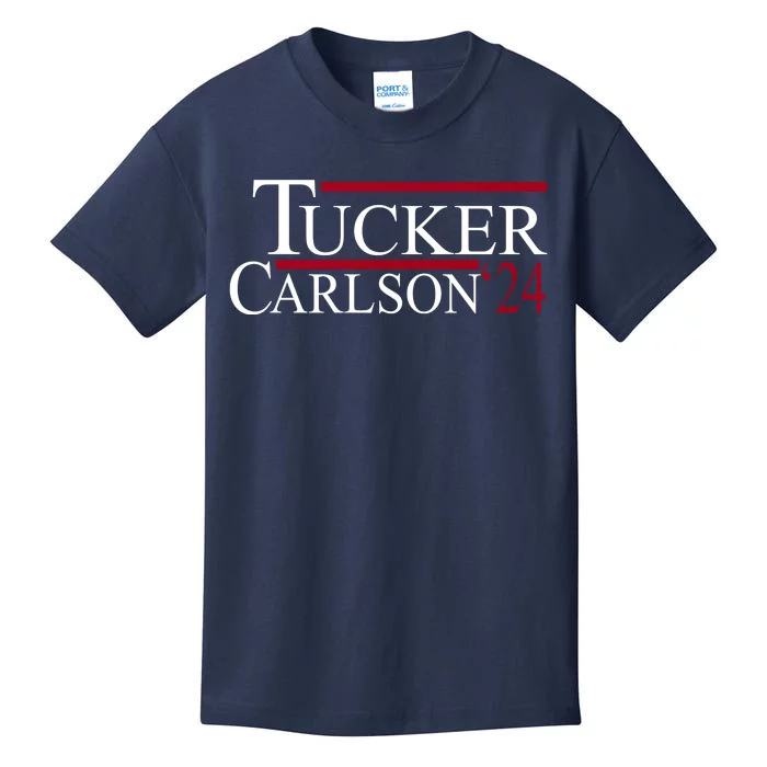 Tucker Carlson 2024 President Elections Political Kids T-Shirt