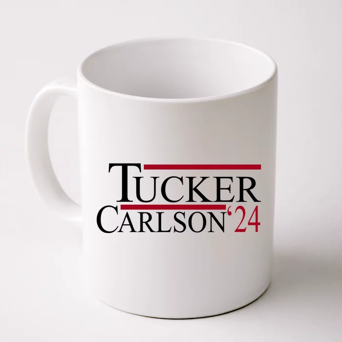 Tucker Carlson 2024 President Elections Political Front & Back Coffee Mug