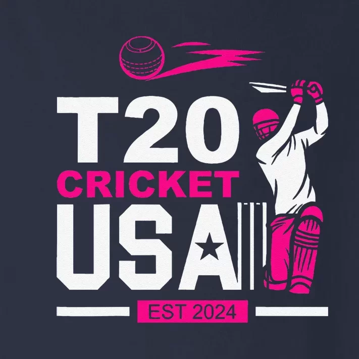 T20 Cricket 2024 Usa Cricket Fans Toddler Long Sleeve Shirt