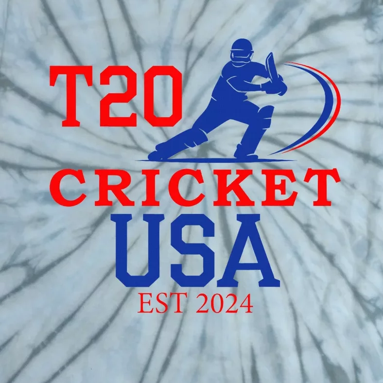 T20 Cricket 2024 Usa Tie-Dye T-Shirt