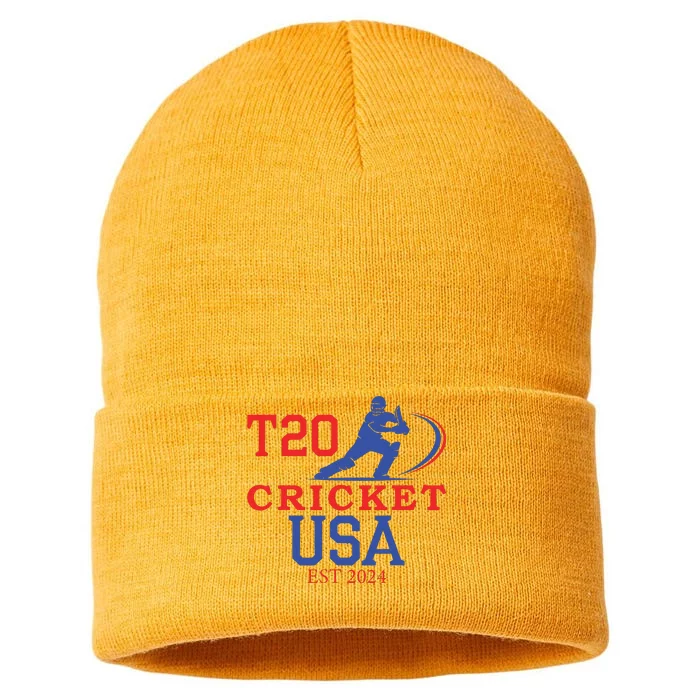 T20 Cricket 2024 Usa Sustainable Knit Beanie