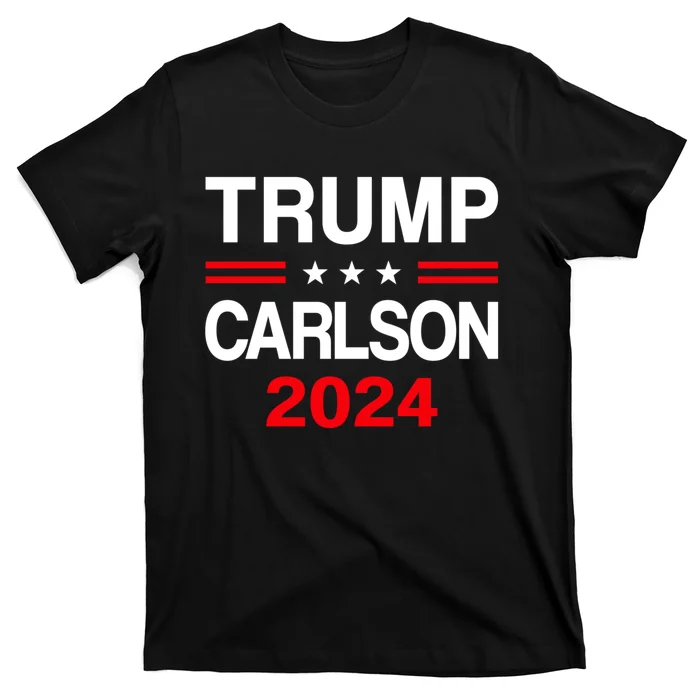 Trump Carlson 2024 President Election Pro America T-Shirt