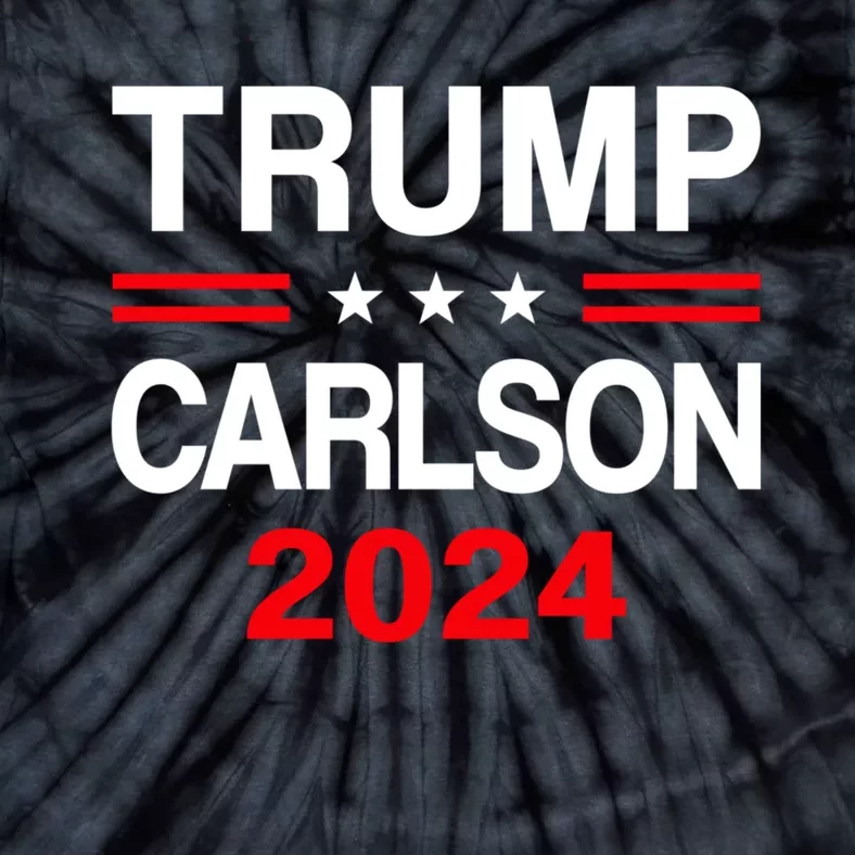 Trump Carlson 2024 President Election Pro America Tie-Dye T-Shirt