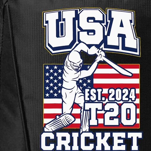 T20 Cricket 2024 Usa Cricket Fans City Backpack