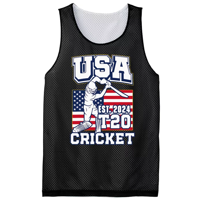 T20 Cricket 2024 Usa Cricket Fans Mesh Reversible Basketball Jersey Tank