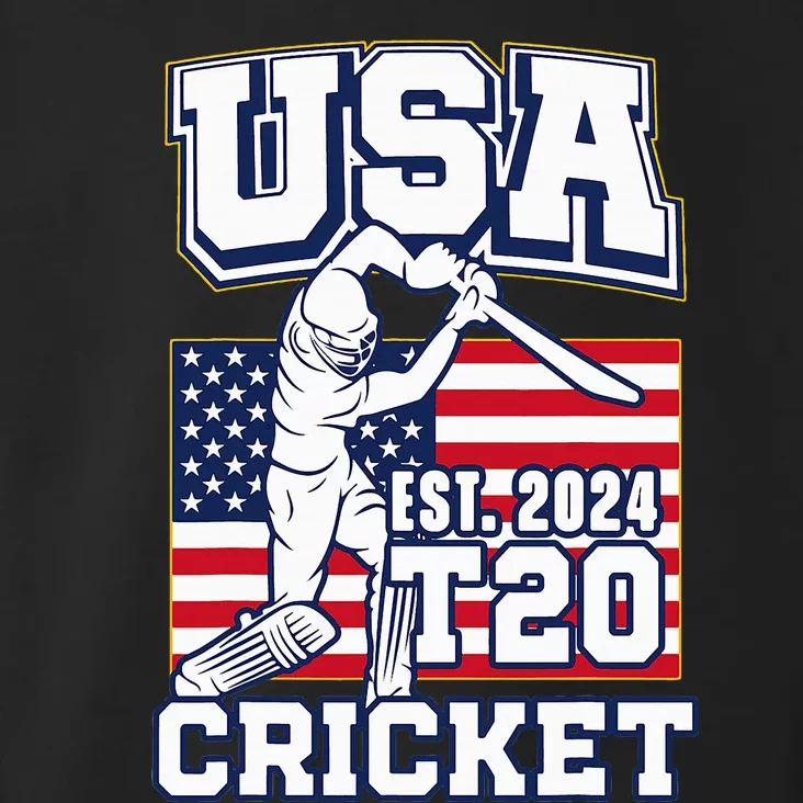 T20 Cricket 2024 Usa Cricket Fans Toddler Hoodie