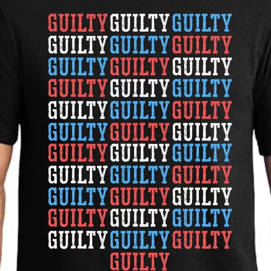 Trump Convicted 34 Felony Crimes Pajama Set