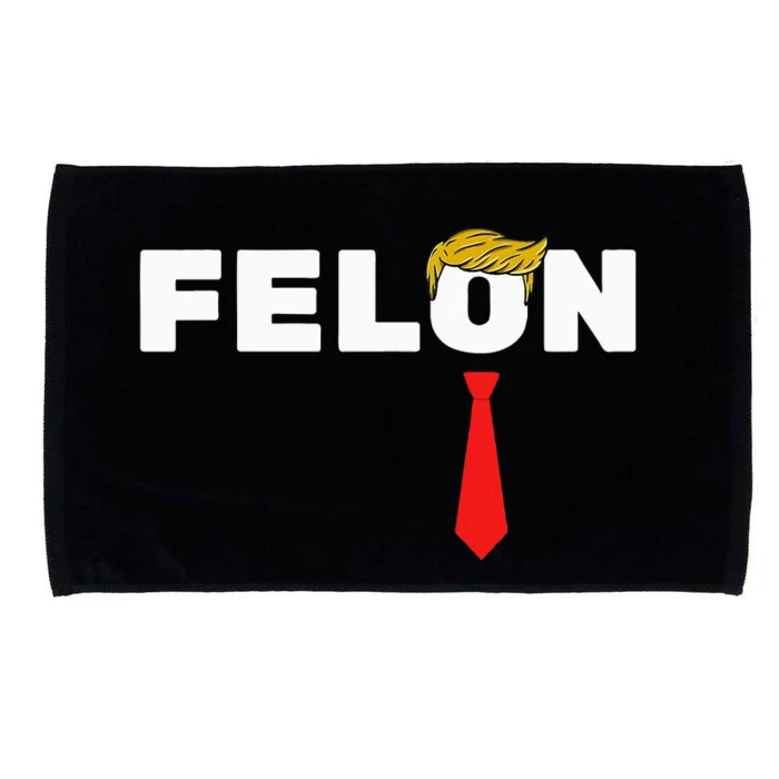 Trump Convicted 34 Felony Crimes Microfiber Hand Towel