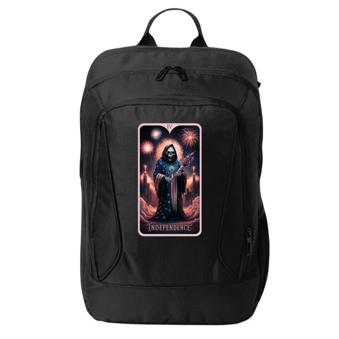 Tarot Card 4th Of July Indepedence Tarot Reading Gothic Cool Gift City Backpack