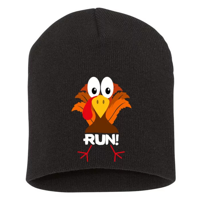 Turkey Costume Adult Running Face Turkey Trot Short Acrylic Beanie