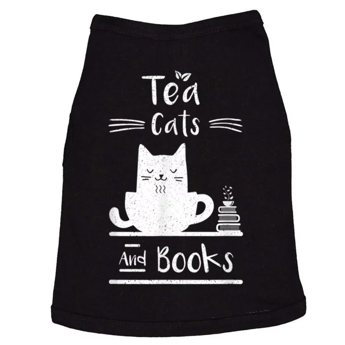 Tea Cats And Books Doggie Tank