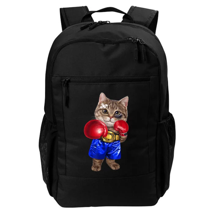 Tabby Cat As Boxing Champion, Boxer Daily Commute Backpack