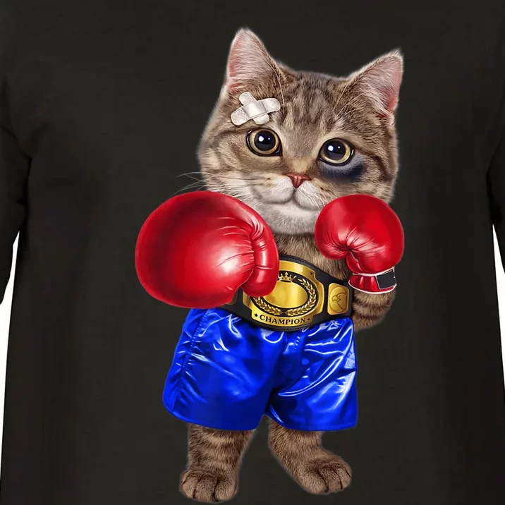 Tabby Cat As Boxing Champion, Boxer Comfort Colors T-Shirt